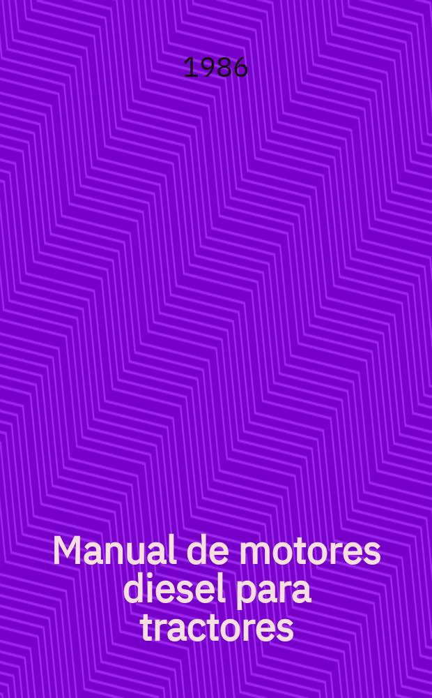 Manual de motores diesel para tractores
