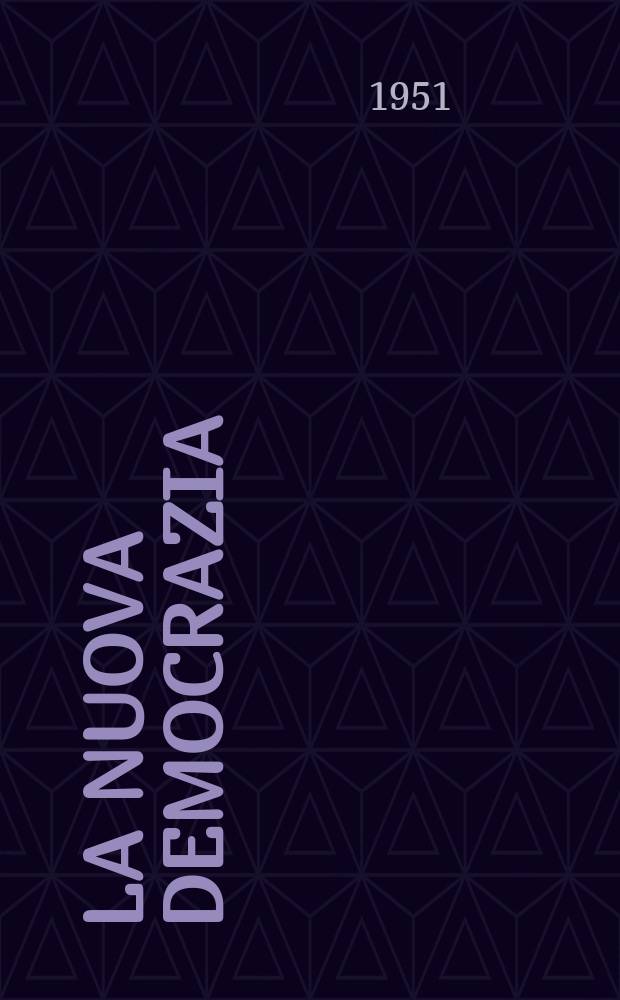 La nuova democrazia
