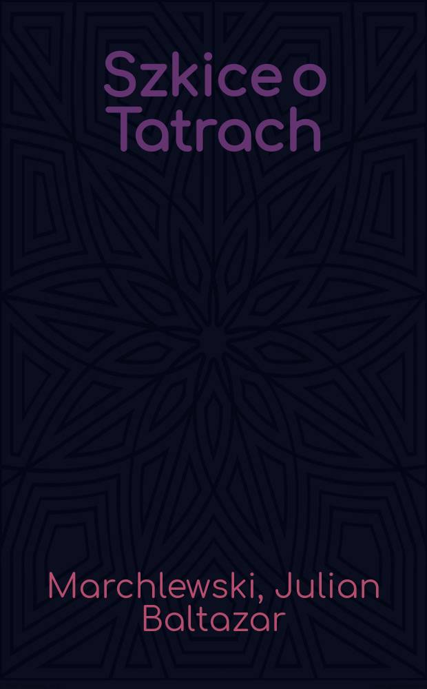 Szkice o Tatrach