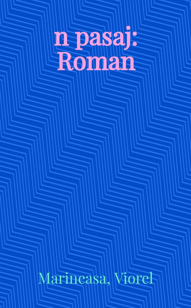 În pasaj : Roman