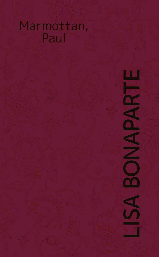 &Eacute;lisa Bonaparte