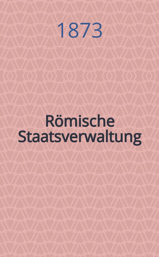 Römische Staatsverwaltung