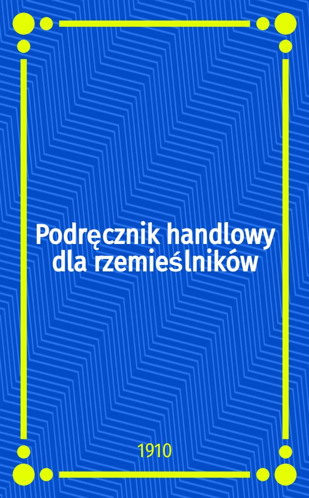 Podręcznik handlowy dla rzemieślników