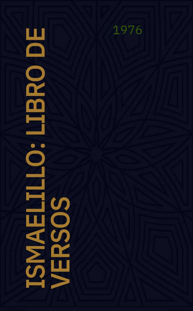 Ismaelillo : Libro de versos