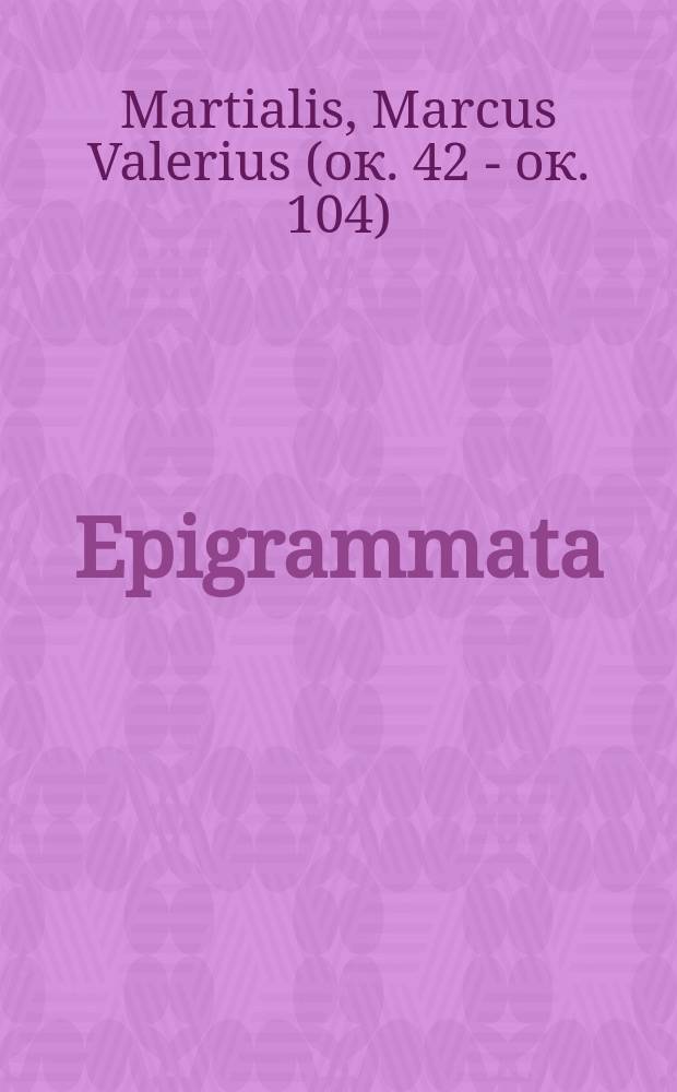 ... Epigrammata