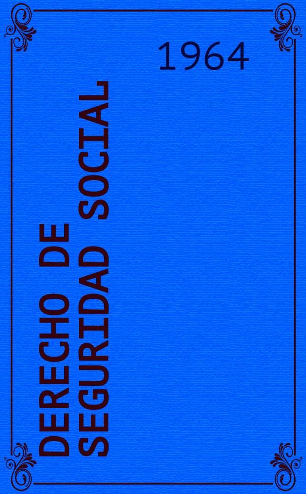 Derecho de seguridad social