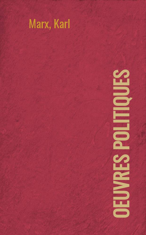 Oeuvres politiques