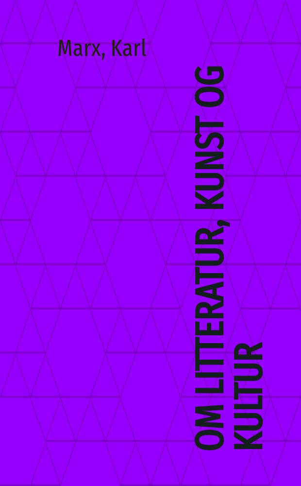 Om litteratur, kunst og kultur
