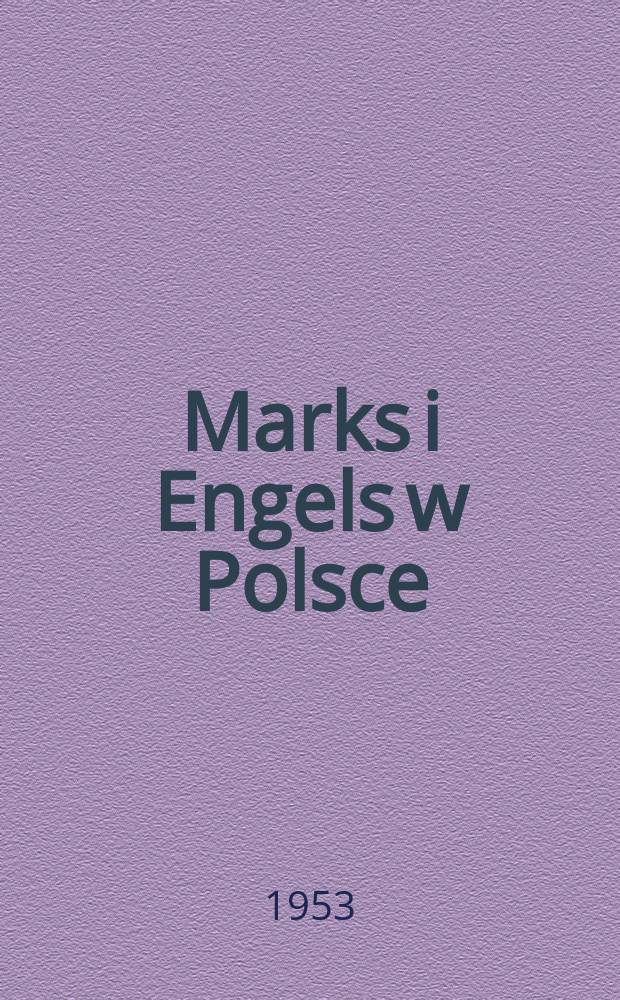 Marks i Engels w Polsce : Materiały do bibliografii 1842-1952