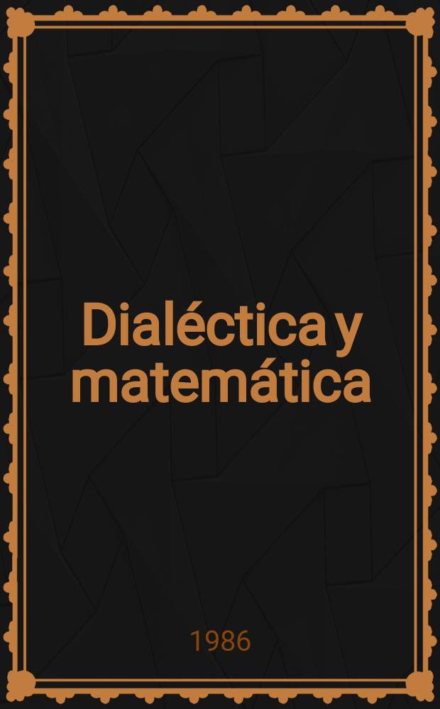 Dialéctica y matemática