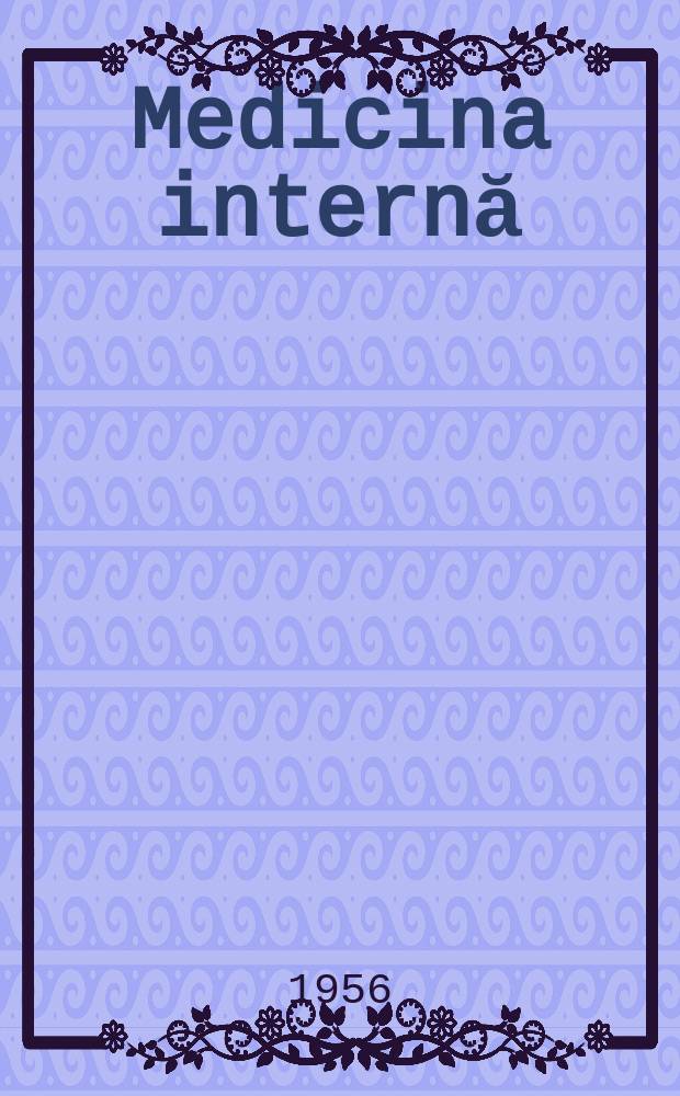 Medicina internă