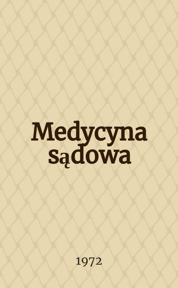 Medycyna sądowa
