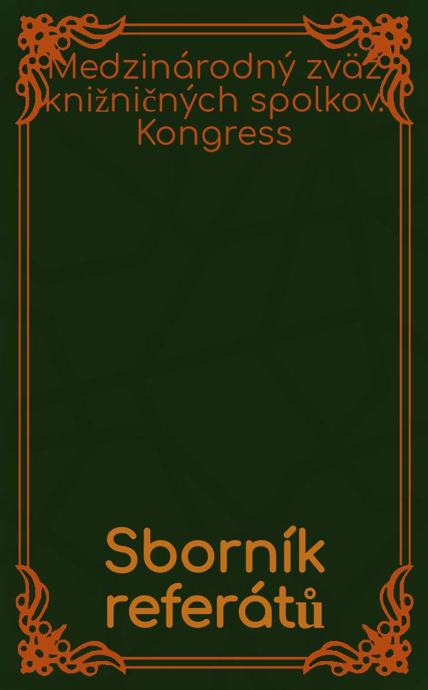 Sborník referátů