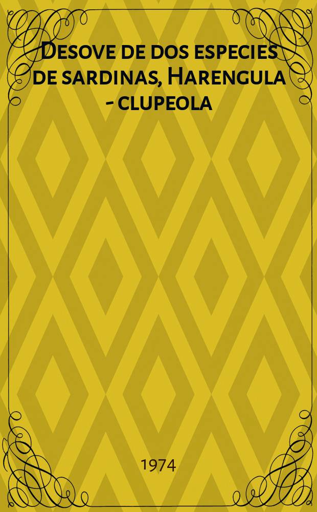 Desove de dos especies de sardinas, Harengula - clupeola (Cuvier) y Harengula humeralis (Cuvier), sometidas a tratamiento hormonal