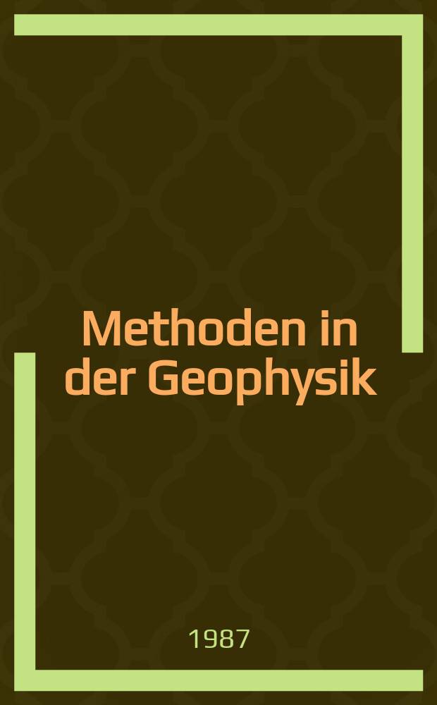 Methoden in der Geophysik