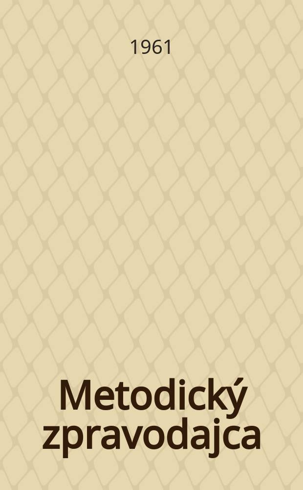 Metodický zpravodajca