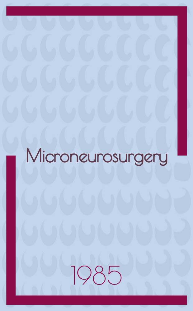 Microneurosurgery