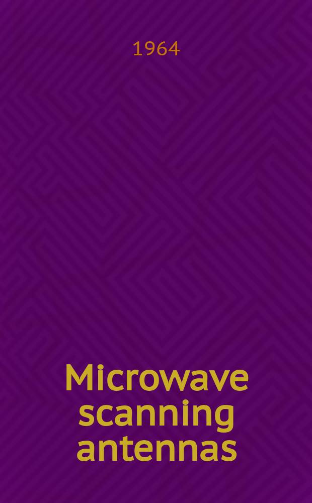 Microwave scanning antennas