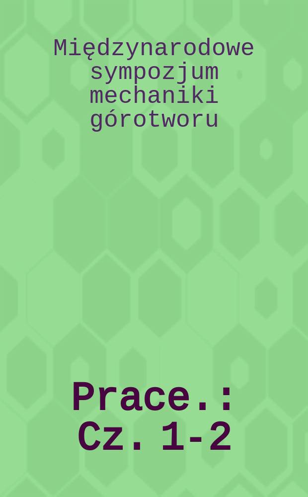 [Prace. : Cz. 1-2