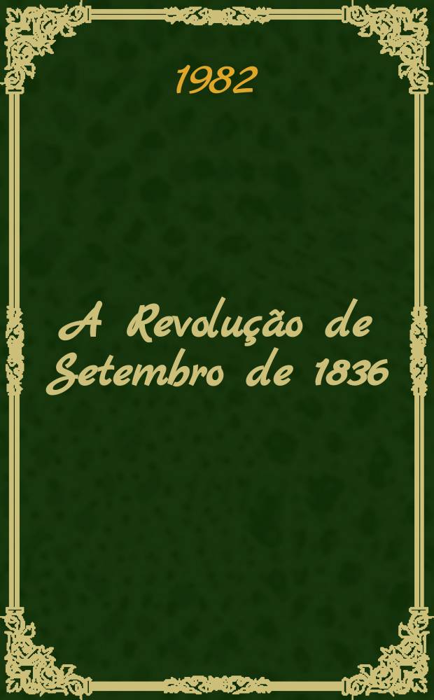 A Revolução de Setembro de 1836 : Geografia eleitoral