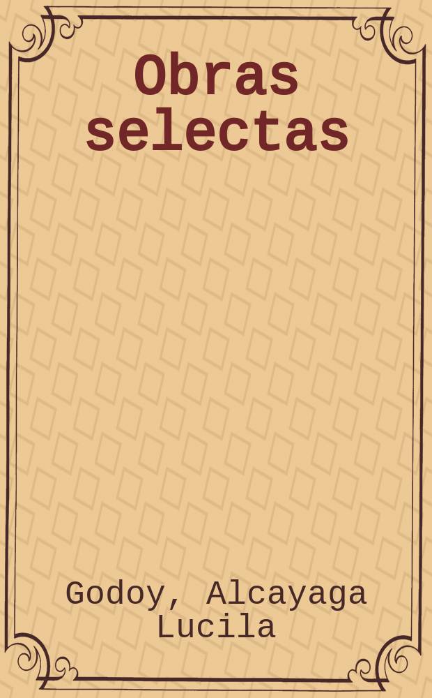 Obras selectas