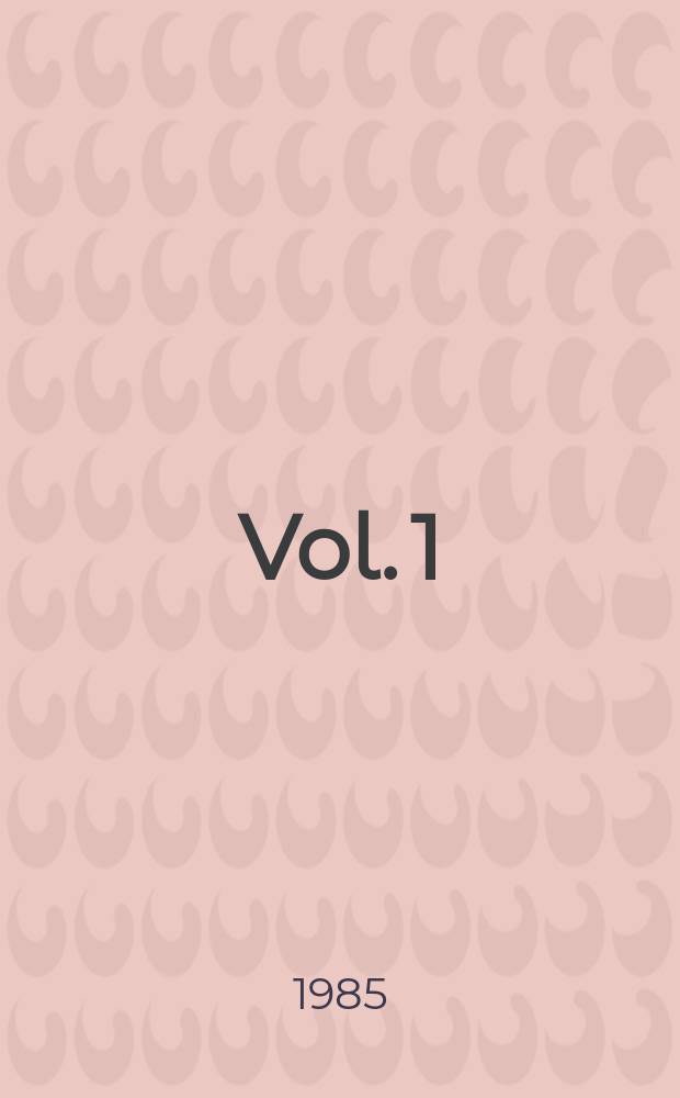 Vol. 1