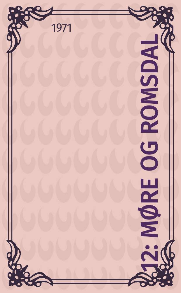 [12] : M&oslash;re og Romsdal
