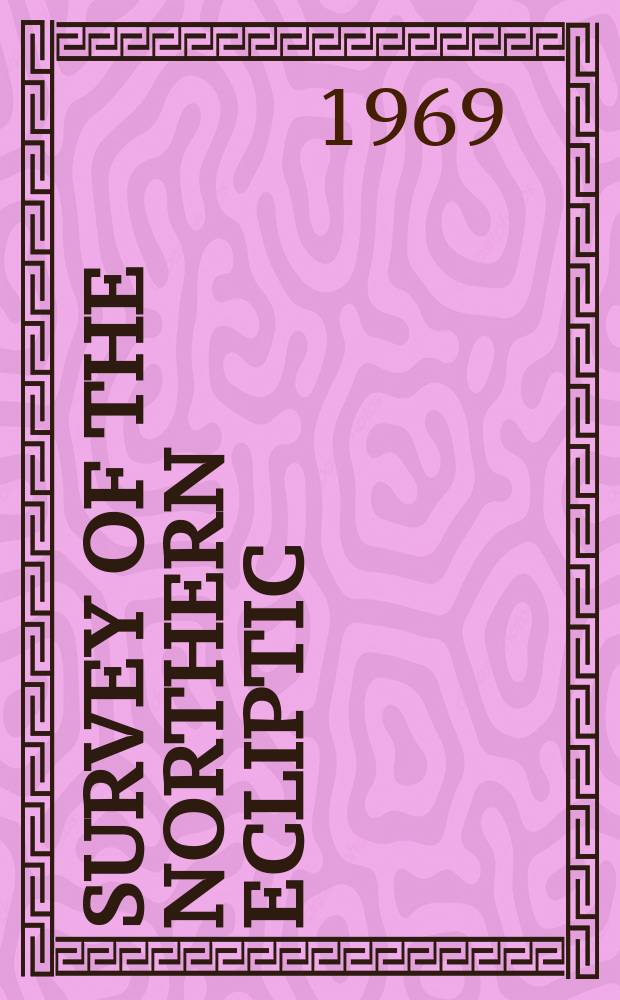 5 : Survey of the Northern ecliptic