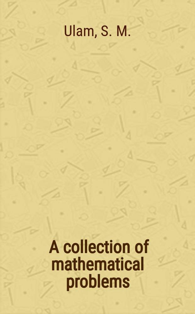 8 : A collection of mathematical problems