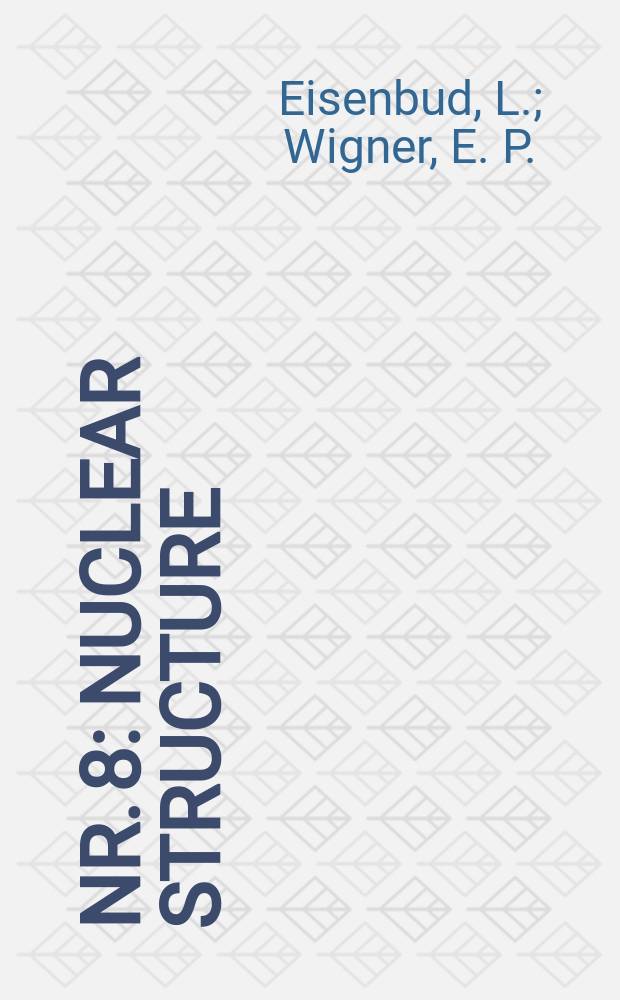 [Nr. 8] : Nuclear structure