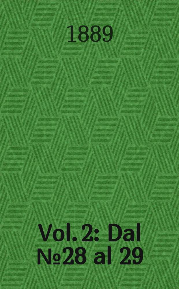 Vol. 2 : Dal № 28 al 29