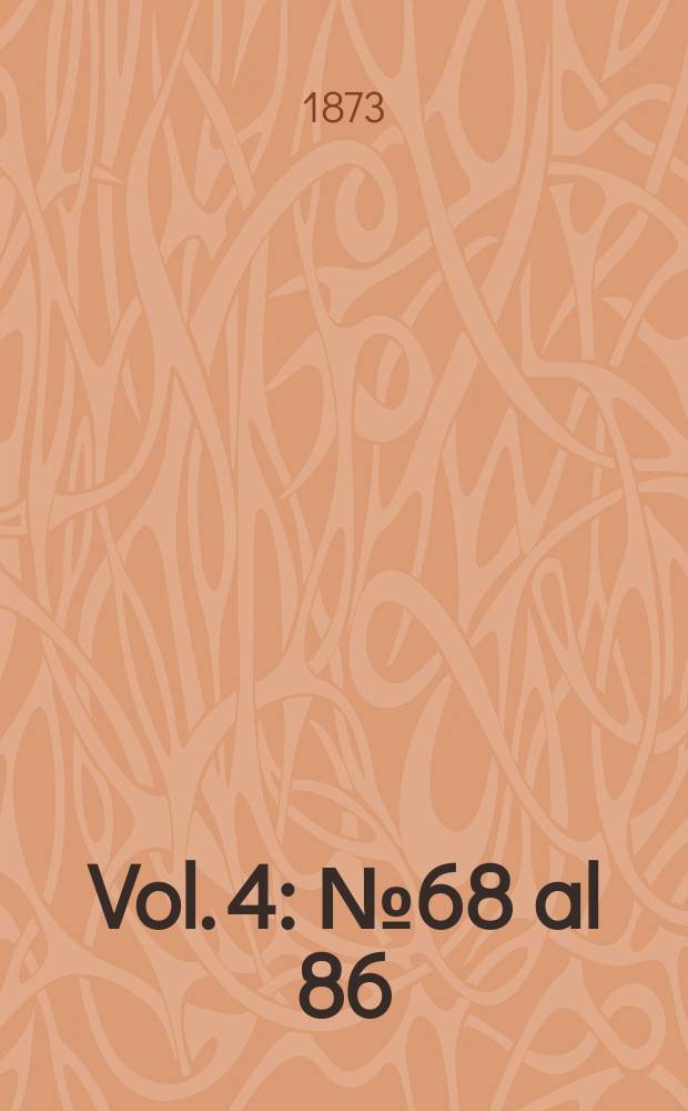 Vol. 4 : № 68 al 86