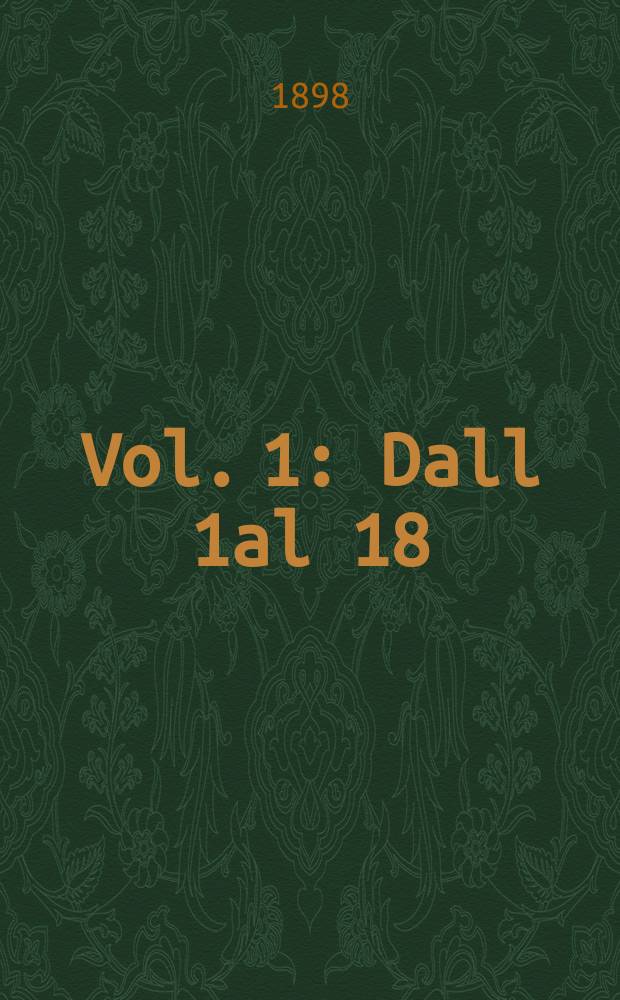 Vol. 1 : Dall 1al 18