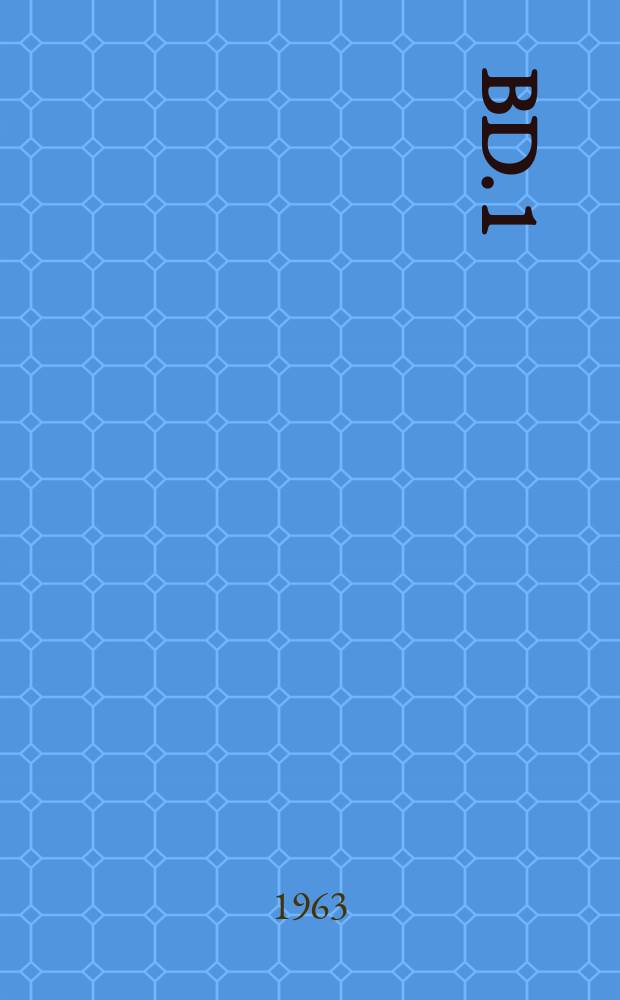 Bd. 1