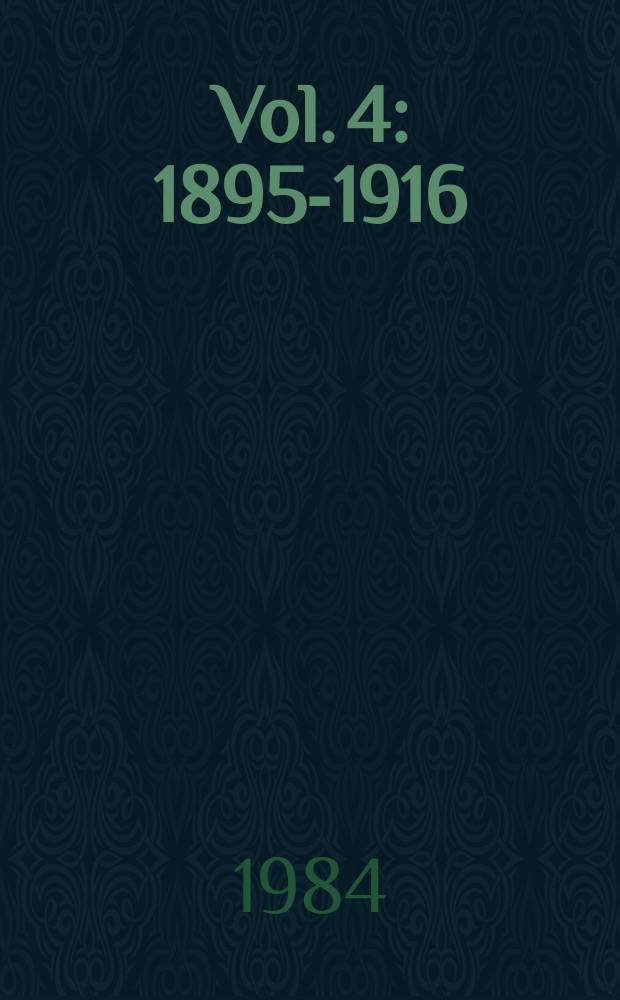 Vol. 4 : 1895-1916