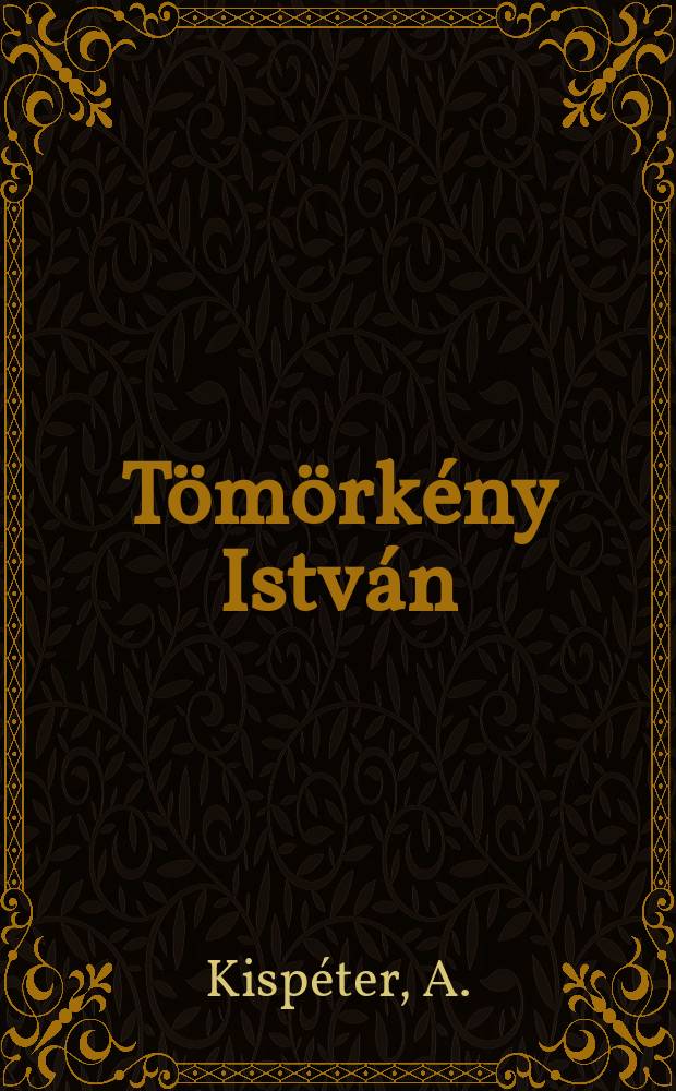 13 : Tömörkény István