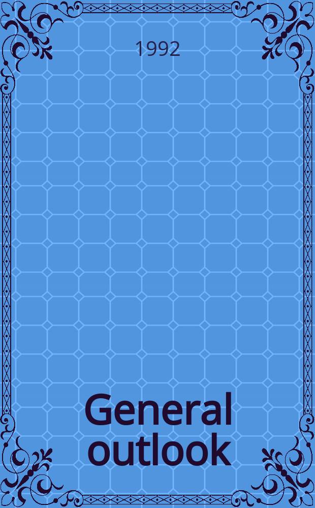 1 : General outlook