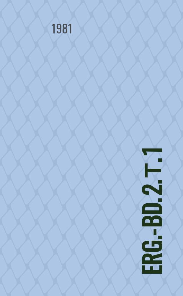 Erg.-Bd. 2. Т. 1