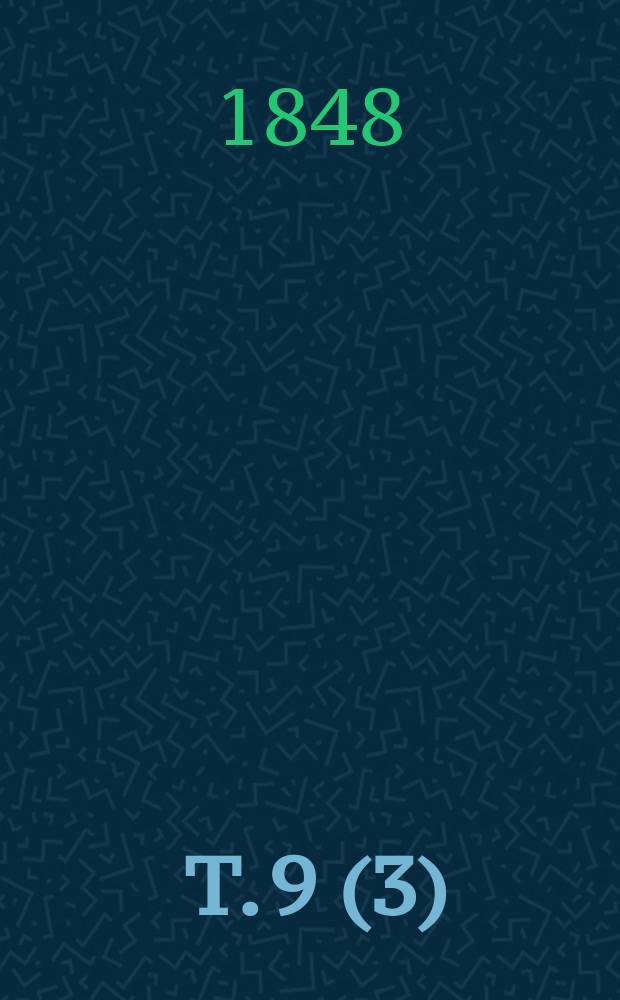 1841/1846 T. 9(3)