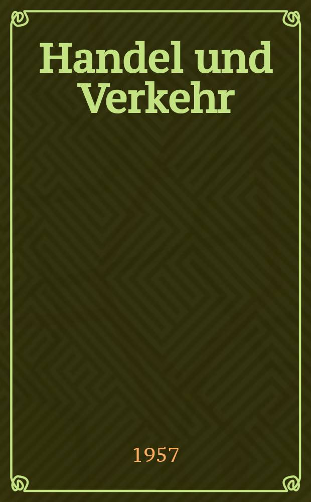 3 : Handel und Verkehr