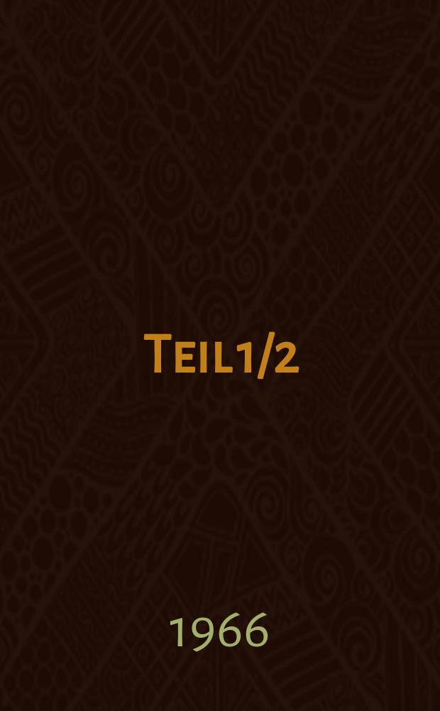 [Teil] [1/2]