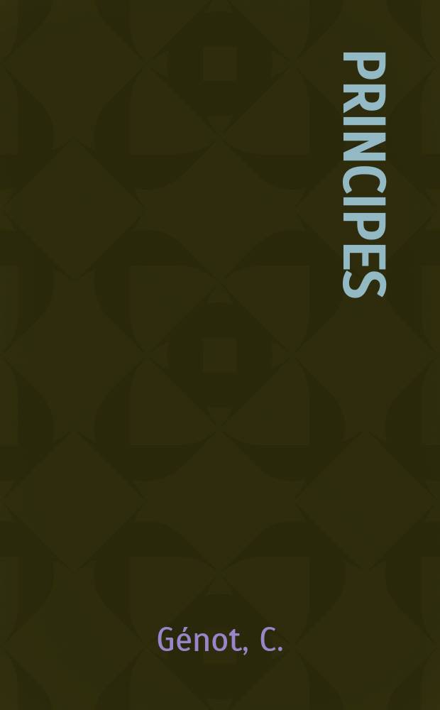 1 : Principes