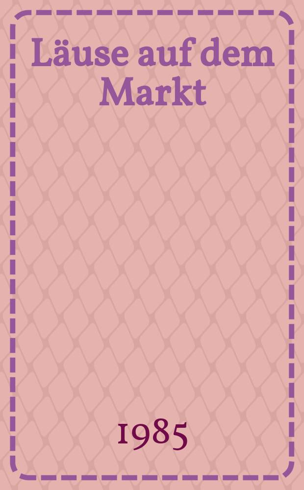 10 : L&auml;use auf dem Markt