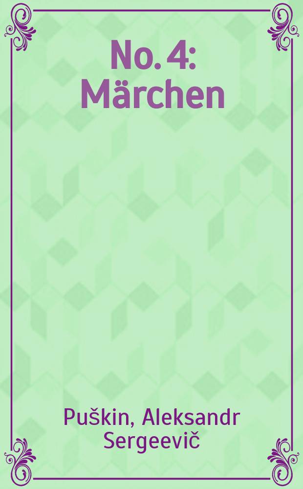No. 4 : Märchen