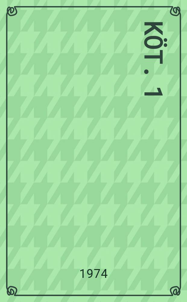 Köt. 1
