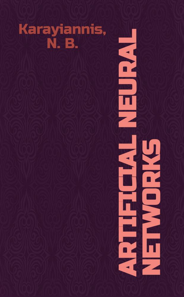 Artificial neural networks