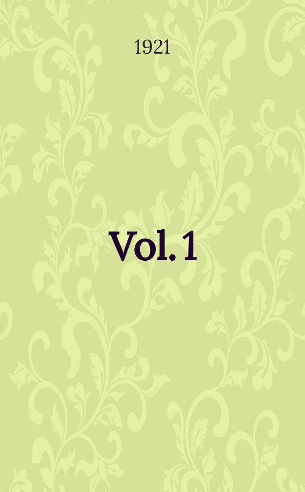 Vol. 1