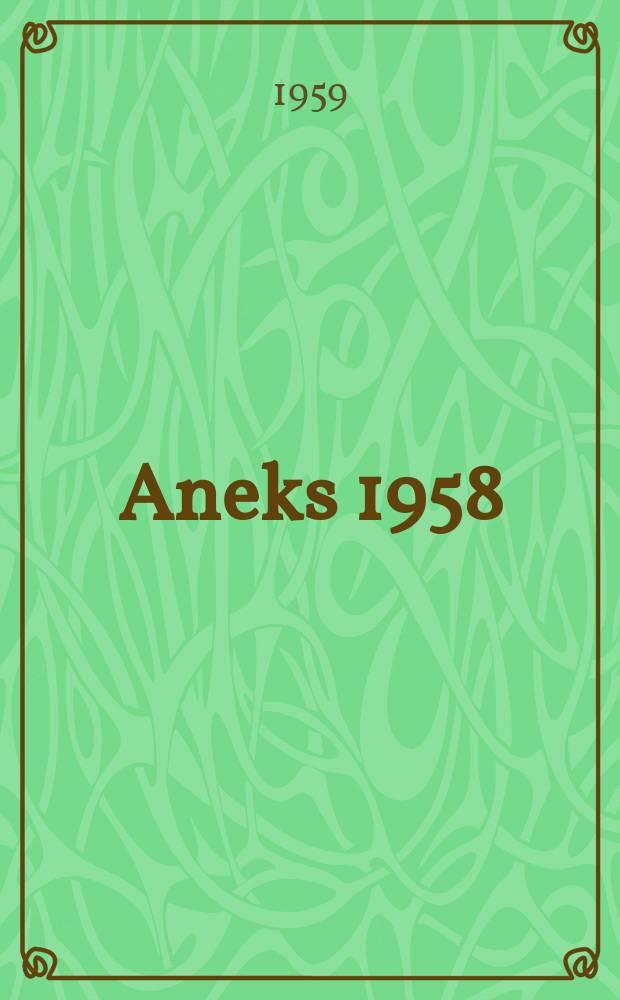 Aneks 1958