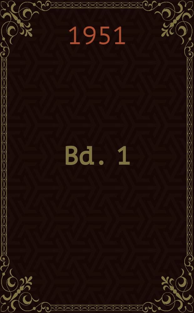 Bd. 1