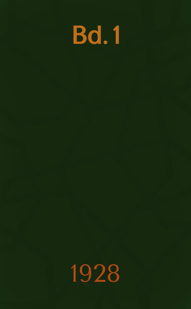Bd. 1
